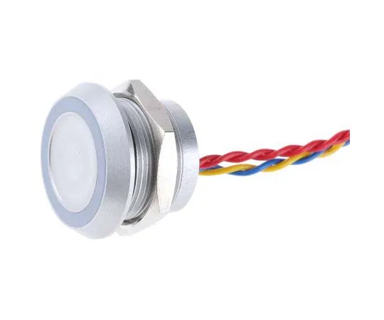 63-7699-65 Illuminated Wire Lead Piezo Switch, , IP68, 200 mA @ 24 V dc, Single Pole Single Throw (SPST), -40 → +75°C PBARYAF0000C0B