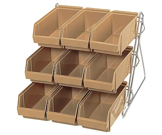 69-5194-52 S-Type Organizer 3 Rows 3 Columns (9 Pieces) Clear 0101470