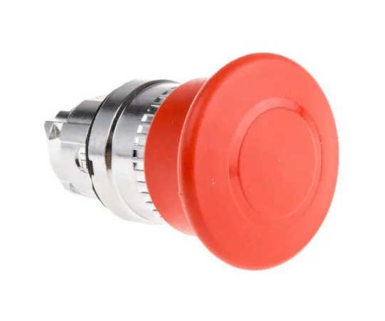63-7631-94 Schneider Electric Harmony, Red, Pull to Reset 40mm Mushroom Head Emergency Button ZB4BT84