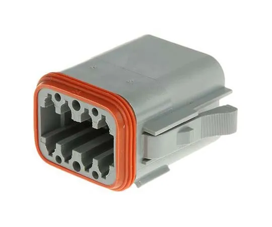 63-7705-41 Amphenol AT Series, 8 Way Cable Mount Plug Power Connector AT06-08SA