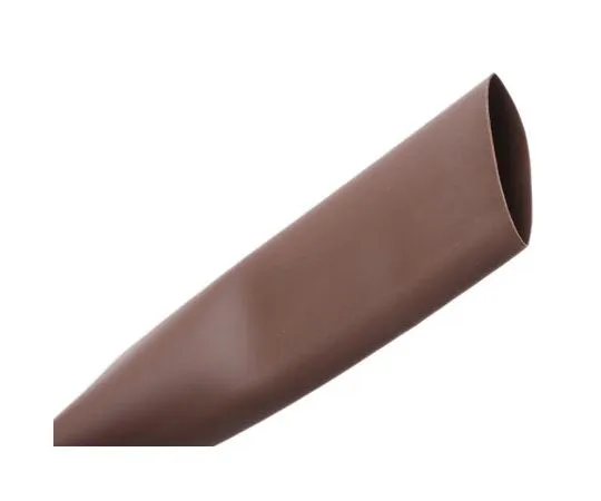 63-7580-96 TE Connectivity Brown No Heat Shrink Tubing 19mm Sleeve Dia. x 1.2m Length, RNF-100 Series 2:1 Ratio RNF-100-3/4-1-STK