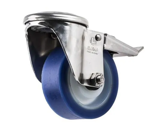 63-7559-96 LAG Stem Swivel Castors 35406 FR HC, 250kg, PUR tyres 35406 FR HC