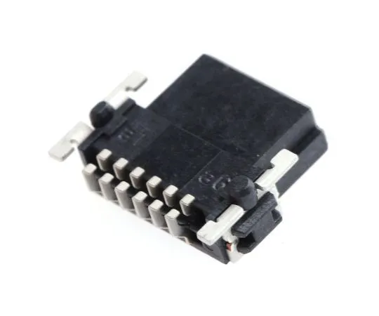 63-7612-52 ERNI SMC Series 1.27mm Pitch 12 Way 2 Row Right Angle PCB Socket, Surface Mount, Solder Termination 154740