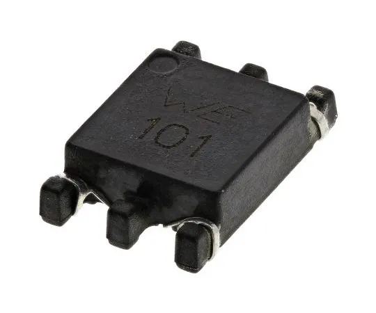 63-7593-20 Wurth WE-SL3 Series Wire-wound SMD Inductor with a Ferrite Core, 100 μH -30 → +50% Dual 500mA Idc 744252101