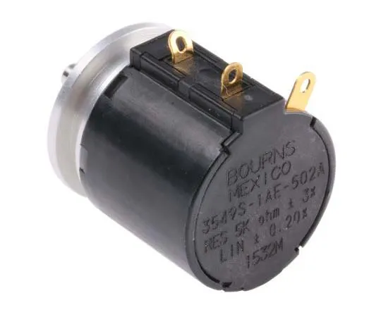 63-7701-65 Bourns 1 Gang 10 Turn Rotary Wirewound Potentiometer with a 3.18 mm Dia. Shaft, 5kΩ, ±3%, 2W, Linear 3549S-1AE-502A 3549S-1AE-502A