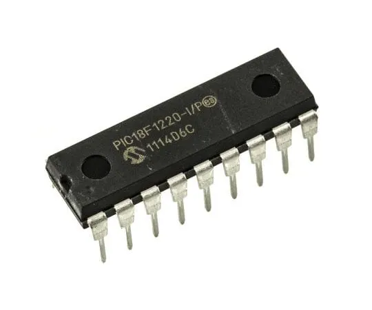 63-7563-56 Microchip PIC18F1220-I/P, 8bit PIC Microcontroller, 40MHz, 4 kB, 256 B Flash, 18-Pin PDIP PIC18F1220-I/P
