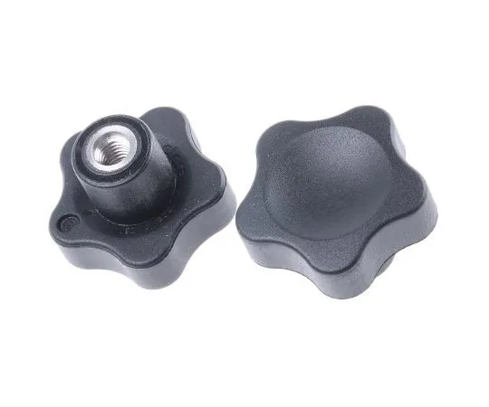 63-7550-80 Elesa Black Polymer Knob 166226, M6 x 10 166226