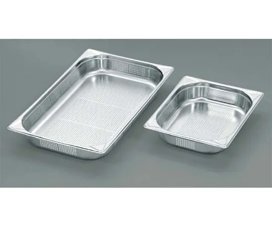 63-7112-58 EBM 18-8 Light-Hole Gastronome Pan Reinforced with Overlap Prevention 1/2 65 mm 8852901