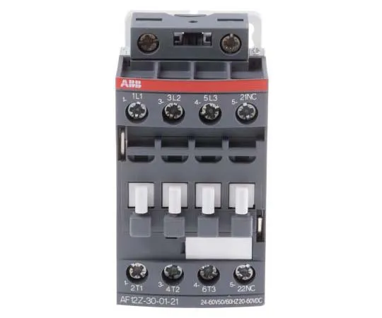 63-7739-03 ABB 3 Pole Contactor, 9 A, 60 V dc Coil, AF Range, 3NO, 5.5 kW 1SBL156001R2101  AF12Z-30-01-21