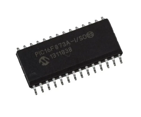 63-7563-40 Microchip PIC16F873A-I/SO, 8bit PIC Microcontroller, 20MHz, 7.2 kB, 128 B Flash, 28-Pin SOIC PIC16F873A-I/SO