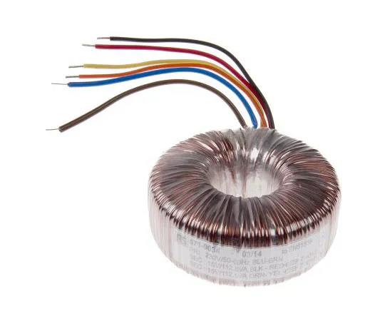 63-7670-88 2 Output Toroidal Transformer, 225VA, 2 x 15V ac 173-0246