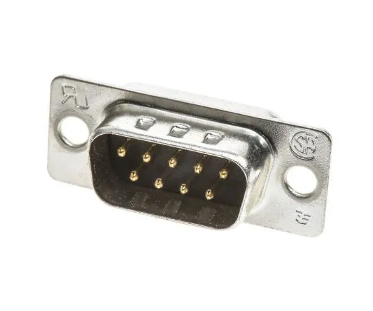 63-7582-51 TE Connectivity AMPLIMITE HD-20 Series Panel Mount, 9 Pin D-sub Connector Plug, Shell Size E, Solder 5-747904-2