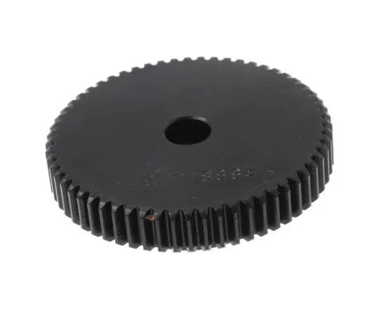 63-7606-96 RS PRO Steel 60 Teeth Spur Gear, 60mm Pitch Diam. , 35mm Hub Diam. , 10mm Bore Diam. 521-6373
