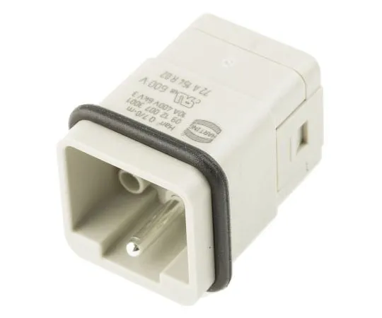 63-7602-46 Han Q Series Connector Insert, Male, 8 Way, 10A, 400 V 9120073001