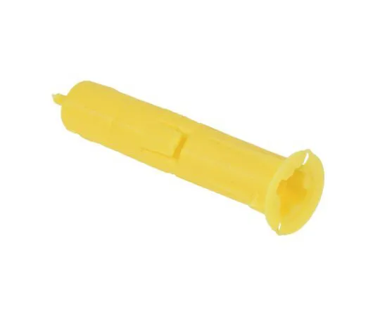 63-7606-43 Rawl Fixings Plastic Wall Plug R-UNO-YEL-1000, fixing hole diameter 5mm, length 24mm R-UNO-YEL-1000