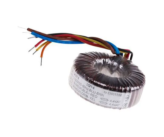 63-7670-67 2 Output Toroidal Transformer, 80VA, 2 x 9V ac 173-0185