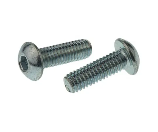 63-7577-09 RS PRO M4 x 12mm Hex Socket Button Screw Bright Zinc Plated Steel 483-9593