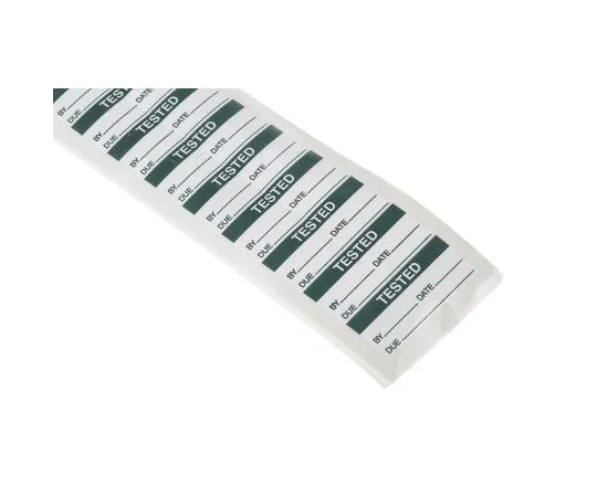 63-7552-02 RS PRO Adhesive Pre-Printed Adhesive Label-Tested-. Quantity: 140 450-6007