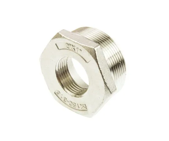 63-7592-41 RS PRO Stainless Steel Hexagon Bush 2in R(T) Male x 1in G(P) Female 1.32in 499-3631