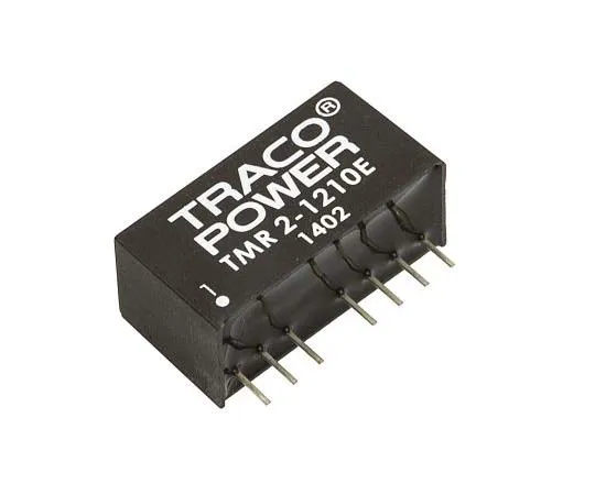 63-7724-53 TRACOPOWER TMR 2E 2W Isolated DC-DC Converter Through Hole, Voltage in 9 → 18 V dc, Voltage out 3.3V dc TMR 2-1210E