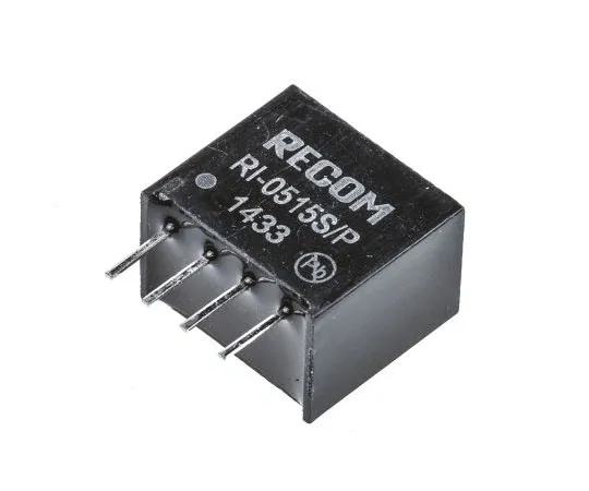 63-7673-53 Recom RI 2W Isolated DC-DC Converter Through Hole, Voltage in 4.5 → 5.5 V dc, Voltage out 15V dc RI-0515S/P