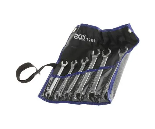 63-7565-22 RS Pro 6 Piece Chrome Vanadium Steel Crow Foot Spanner Set 468-3586