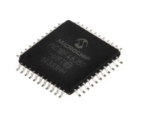63-7660-90　Microchip, 8bit PIC Microcontroller, 48MHz, 64 kB Flash, 44-Pin TQFP　PIC18F46J50-I/PT
