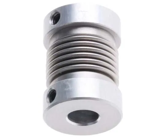 63-7702-86 Huco Stainless Steel 16mm OD Bellows Coupling With Set Screw Fastening 550.16.2222