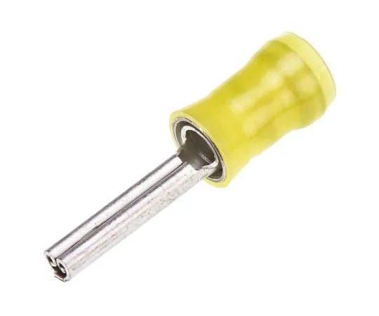 63-7733-12 TE Connectivity PIDG Series Insulated Tin Plated Crimp Pin Connector, 4mm² to 6mm², 12AWG to 10AWG, 2.8mm Pin Diameter, 160404-2