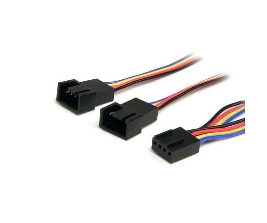 65-1897-79　PWM Case Fan Power Supply Branch Fork Cable 30 cm 1 x Female -2 x Male　FAN4SPLIT12