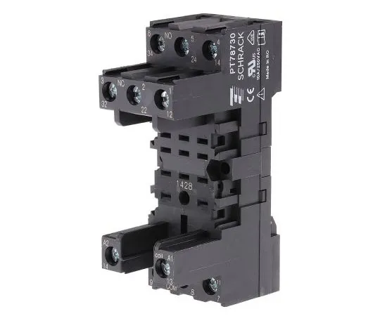 63-7601-37 Relay Socket for *** with PT3 Series 240V ac PT78730 9-1415071-1
