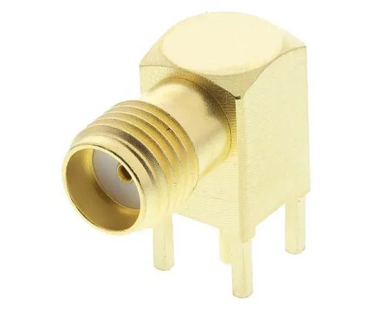 63-7742-09　Telegartner Right Angle 50Ω PCB Mount SMA Connector, Solder Termination　J01151A0191