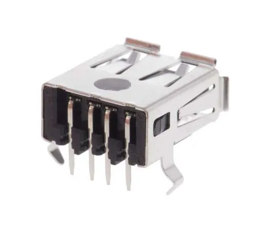 63-7720-92 TE Connectivity Through Hole, Version Type A Type A USB Connector, Receptacle 1903814-1