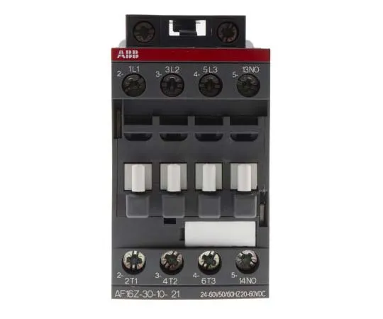 63-7738-84 ABB 3 Pole Contactor, 10.5 A, 60 V dc Coil, AF Range, 3NO, 7.5 kW 1SBL176001R2110  AF16Z-30-10-21