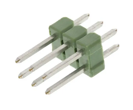 63-7668-17 TE Connectivity AMPMODU MOD II, 6 Way, 2 Row, Straight Pin Header 826925-3