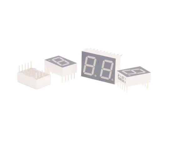 63-7730-88 TDSG5160 Vishay 7-Segment LED Display, CC Green 9.5 mcd RH DP 13mm TDSG5160