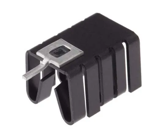 63-7742-34　Heatsink, TO-220, TO-262, 27.3K/W, 12.7 x 14.48 x 19.05mm, Solder　576802B04000G