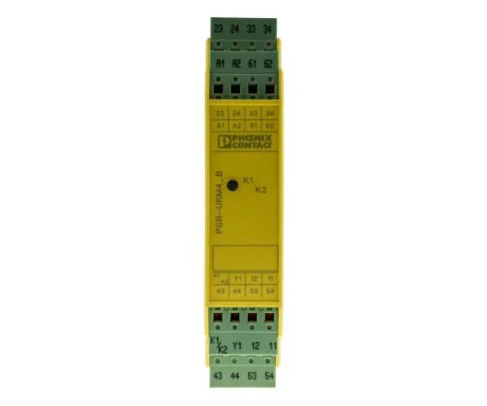 63-7659-64 Phoenix Contact PSR-SPP- 24DC/URM4/4X1/2X2/B 24 V dc Safety Relay Single Channel With 6 Safety Contacts 2981680