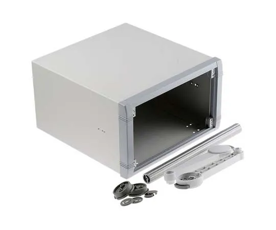 63-7718-81 Aluminium Project Box, Grey, 260 x 250 x 150mm M5625325