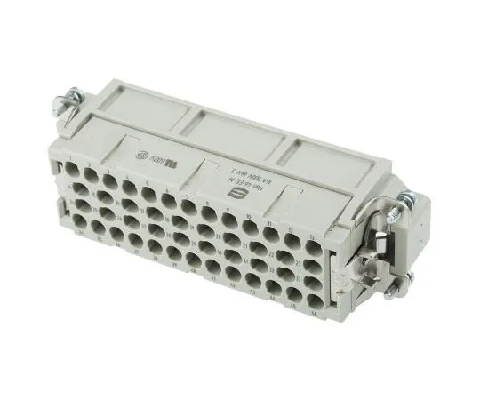 63-7602-45 Han EE Series size 24 B Connector Insert, Male, 46 Way, 16A, 500 V 9320463001