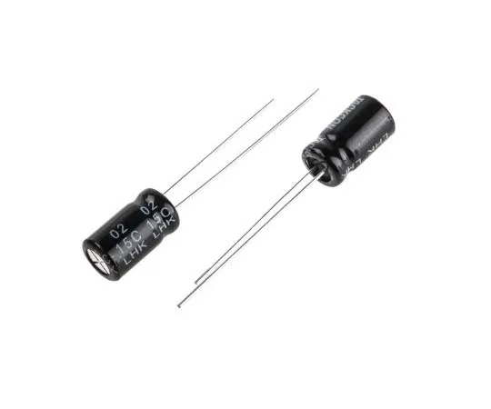 63-7736-75　RS PRO 100μF 25V dc Aluminium Electrolytic Capacitor, Through Hole 6.3 (Dia.) x 11mm +105°C 6.3mm 2.5mm 11mm　170-1191