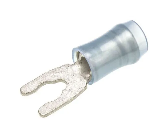 63-7666-98 TE Connectivity PIDG Series Insulated Crimp Spade Connector, 1mm² to 2.6mm², 16AWG to 14AWG, M3.5 Stud Size Nylon, Blue 52935