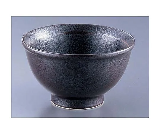 62-6843-95 Black glazed rice bowl AZ7-3