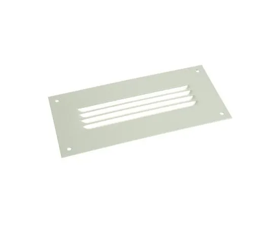 63-7604-41 Grey Steel Vent Grille, 100 x 210mm 2542235