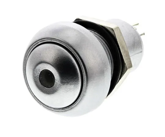 63-7699-01 APEM Single Pole Single Throw (SPST) Latching Red LED Push Button Switch, IP67, 12.9 (Dia.)mm, Panel Mount, 24V dc IPR1SAD0LOS105