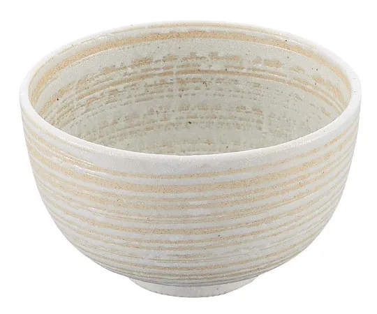 63-7196-69 Japanese Crockery Collection Shino Brushome Natsume Tanuki Rice Bowl 5.5 cm 8181570