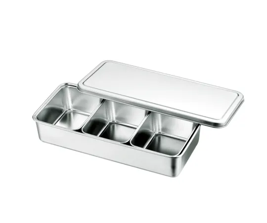 67-2405-60 18-8 Popular Type Seasoning Tray 0