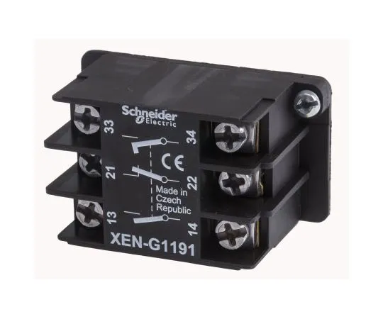 63-7633-09 Schneider Electric XENG Contact Block 1 NC, 2NO XENG1191