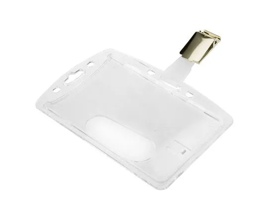 63-7558-19 Durable Transparent Acrylic ID Badge 8005-19