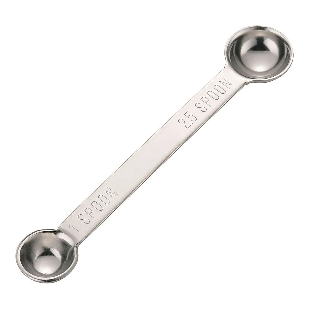 63-5695-36 18-8 Extra Thick Double Measuring Spoon 1-2.5 Spoons BKI4503